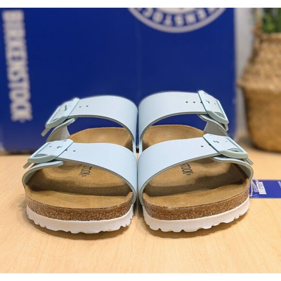 Birkenstock Arizona Birko-Flor Surf Green Slide Sandals Women's 10 EU 41 NIB - Picture 6 of 14